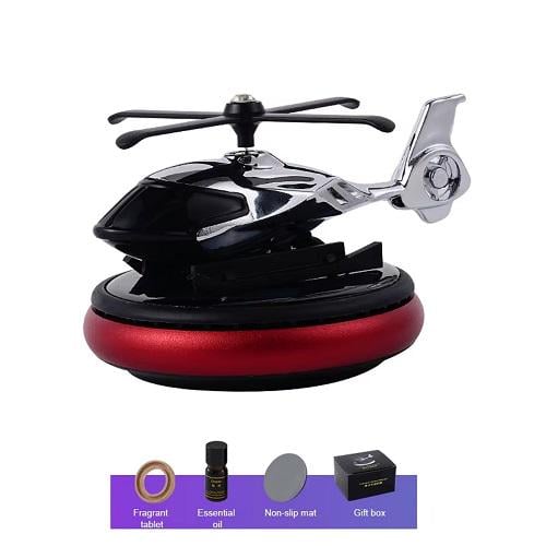 Ароматизатор многоразовый Вертолет на солнечной батарее Красный (00000065616) - фото 5 Ароматизатор многоразовый Вертолет на солнечной батарее Красный (00000065616) - фото 5