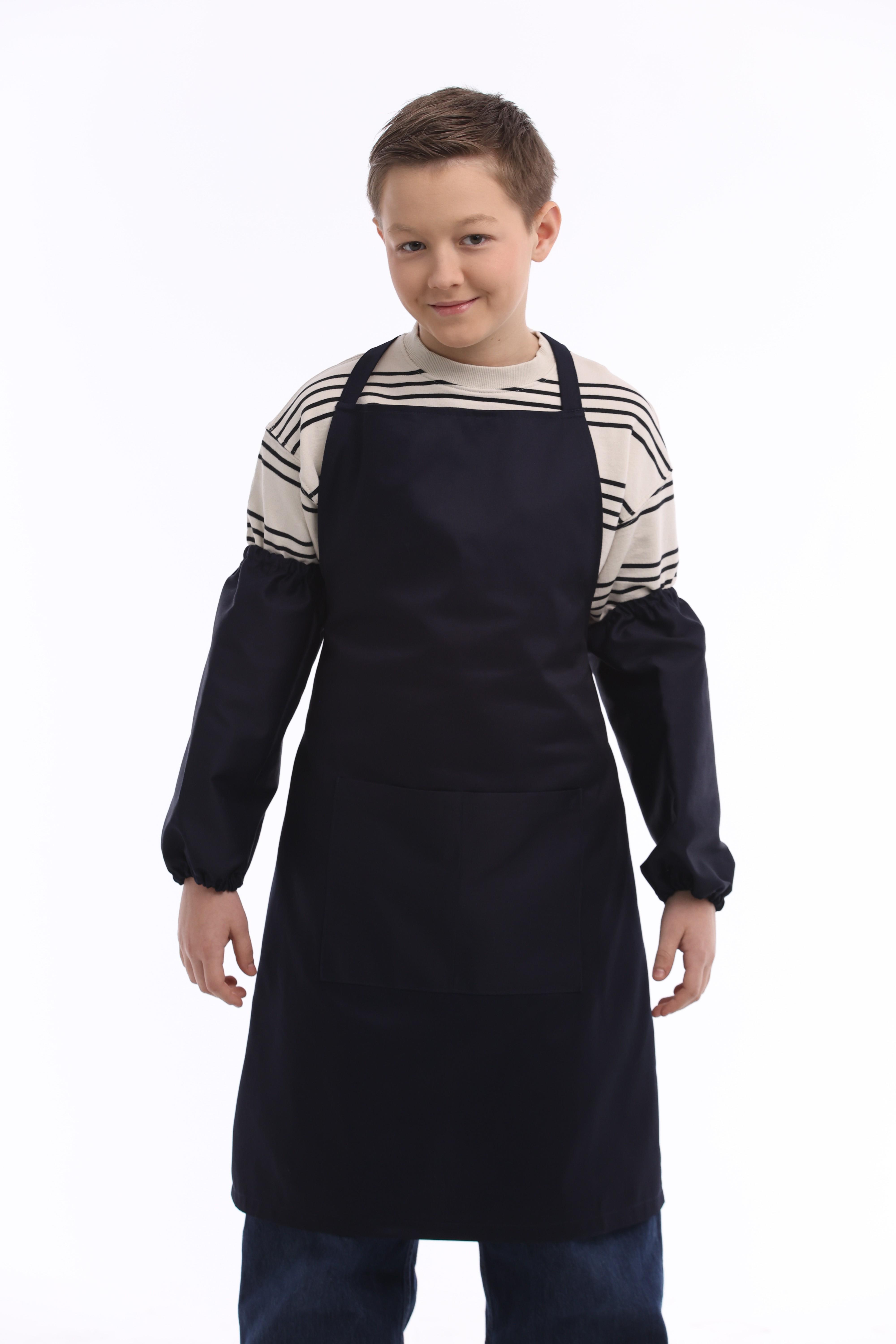 Фартук для уроков труда с нарукавниками 158-170 см Синий (7042011170.038)