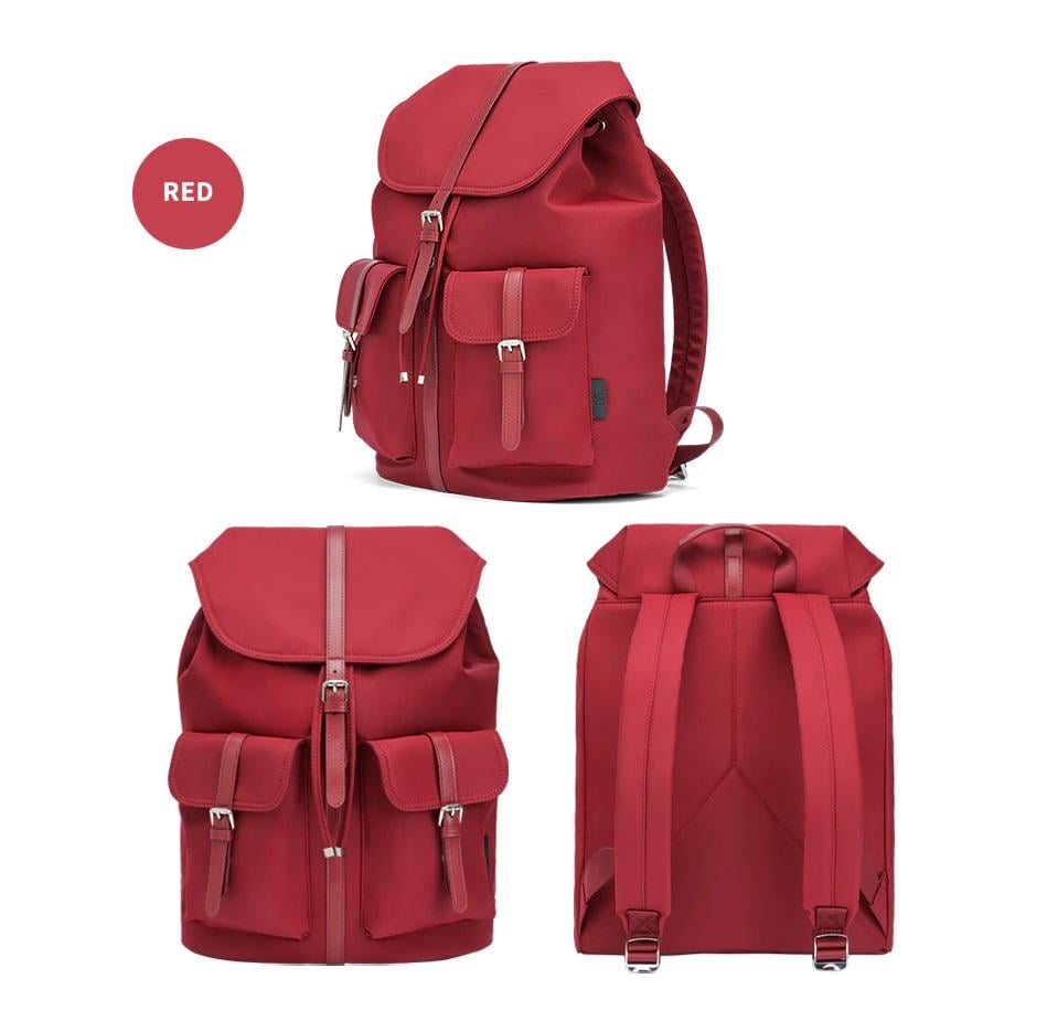 Рюкзак RunMi Ninetygo 90FUN Commuter Nylon Ladies Backpack Red (52888) - фото 4