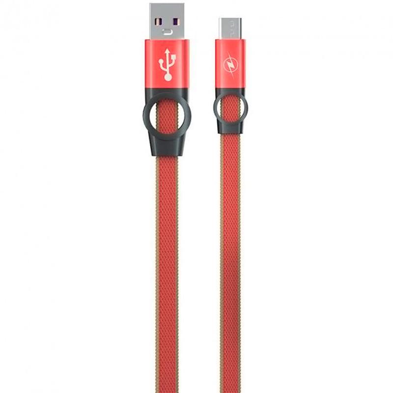 Кабель USB Cable Uelius Pro Flexible 2 GP-UC07m MicroUSB Red (58077-0616) - фото 1