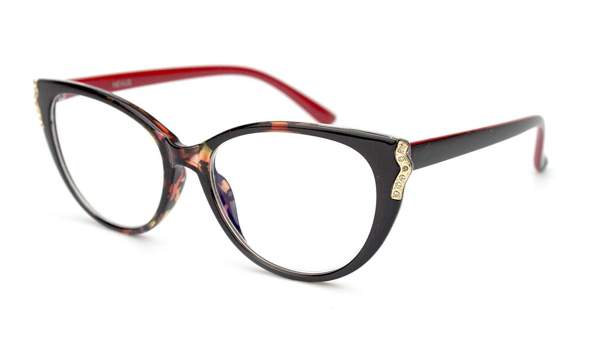 Очки для зрения женские Oftalmic диоптрия +1.00 55-17-142 линза полимер PD62-64 (085-25|G|p1.00|12)