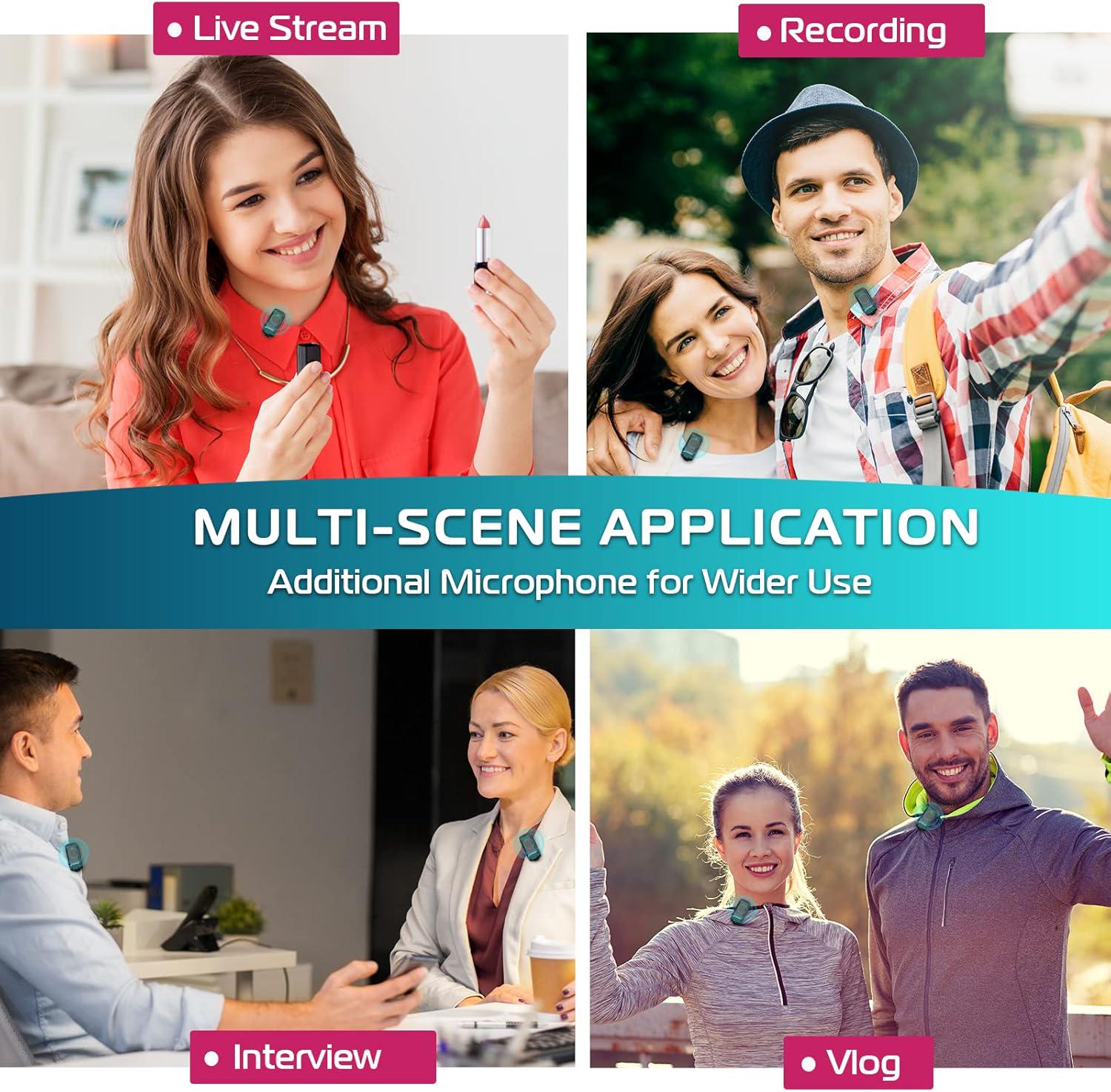 Микрофон петличный Ulanzi J12 Black (99177) - фото 7 Микрофон петличный Ulanzi J12 Black (99177) - фото 7