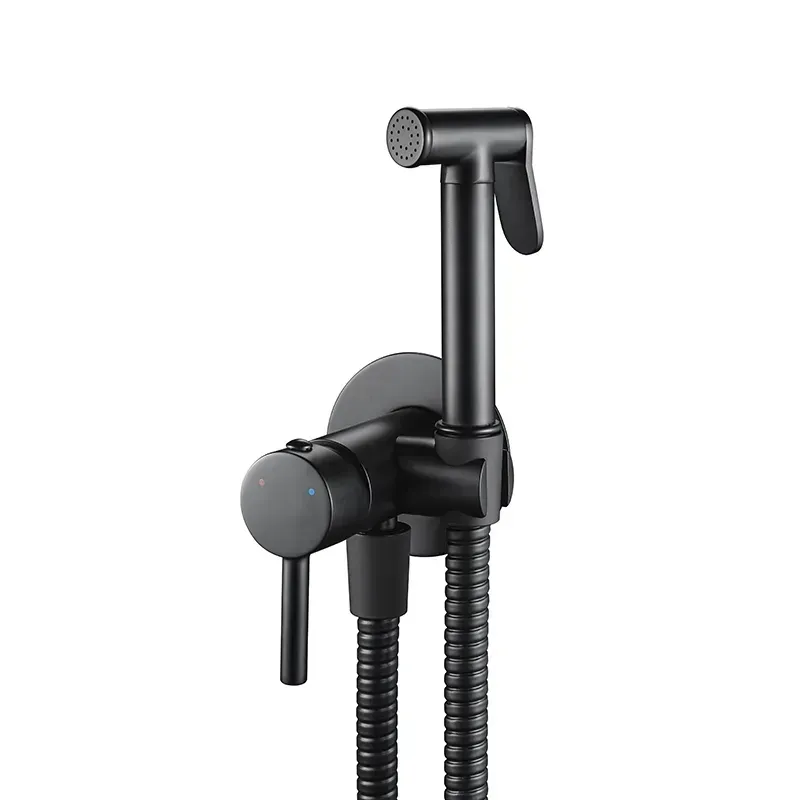 Набор гигиенического душа VBI Milano со смесителем Черный (VBI-050105BL)