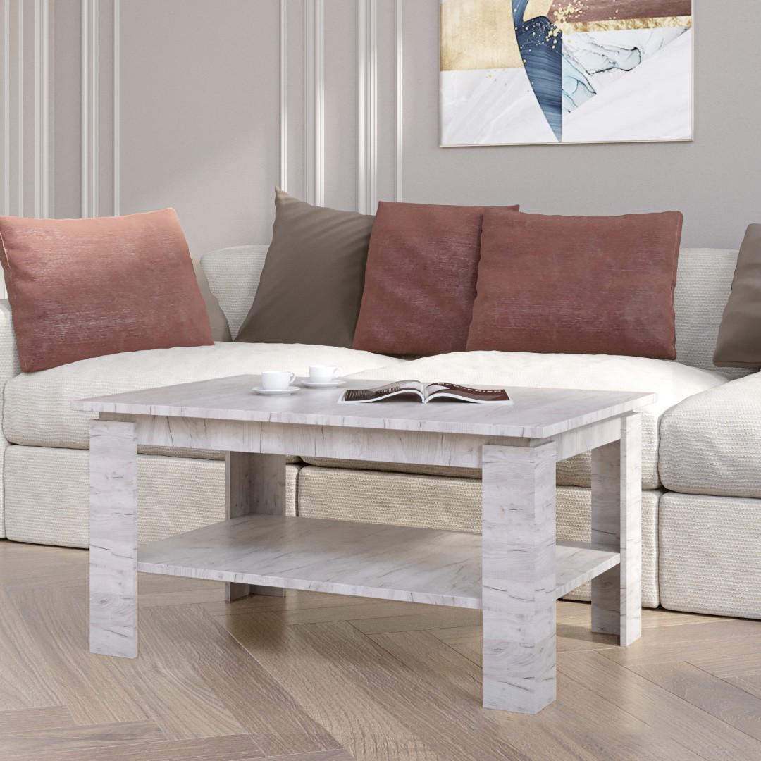 Журнальный стол Everest 910 910х610х465 мм Дуб крафт белый (11283) - фото 2 Журнальный стол Everest 910 910х610х465 мм Дуб крафт белый (11283) - фото 2