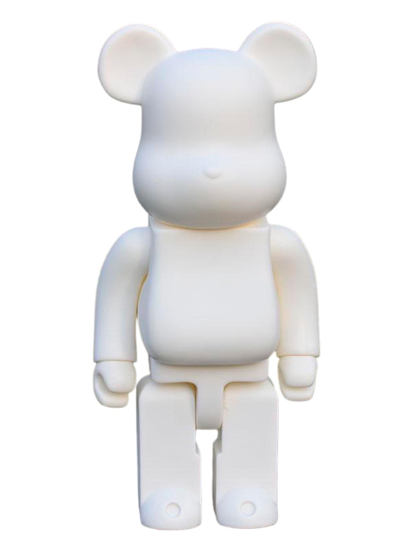 Статуэтка RESTEQ Bearbrick 400% 28x14 см Белый Матовый/Белый (VA-1430293465)