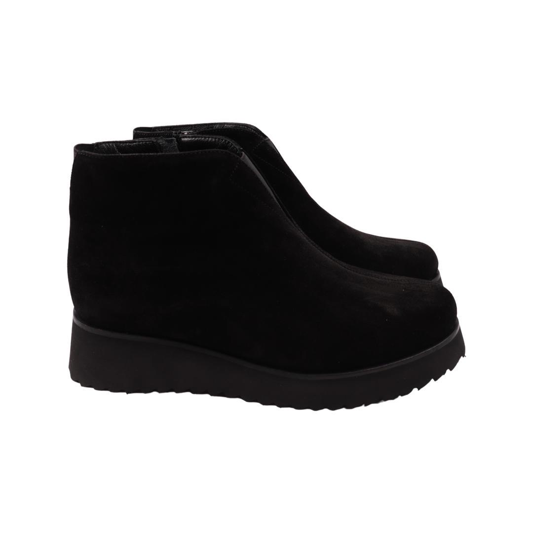 Ботинки женские Aquamarin из замши р. 37 Черный (2084-22DHC)