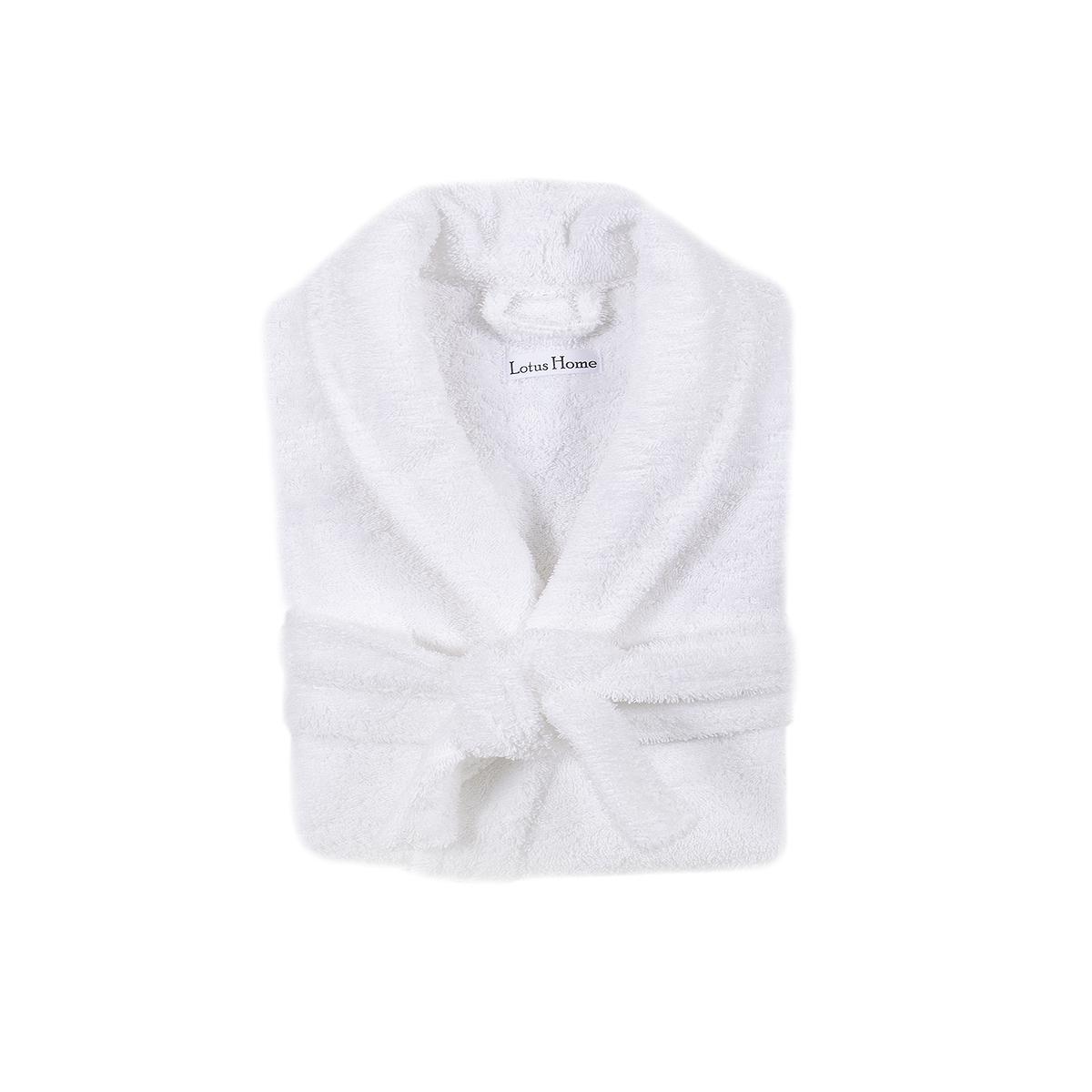 Халат махровый Lotus Home Basic Soft 2XL Белый (26029357)