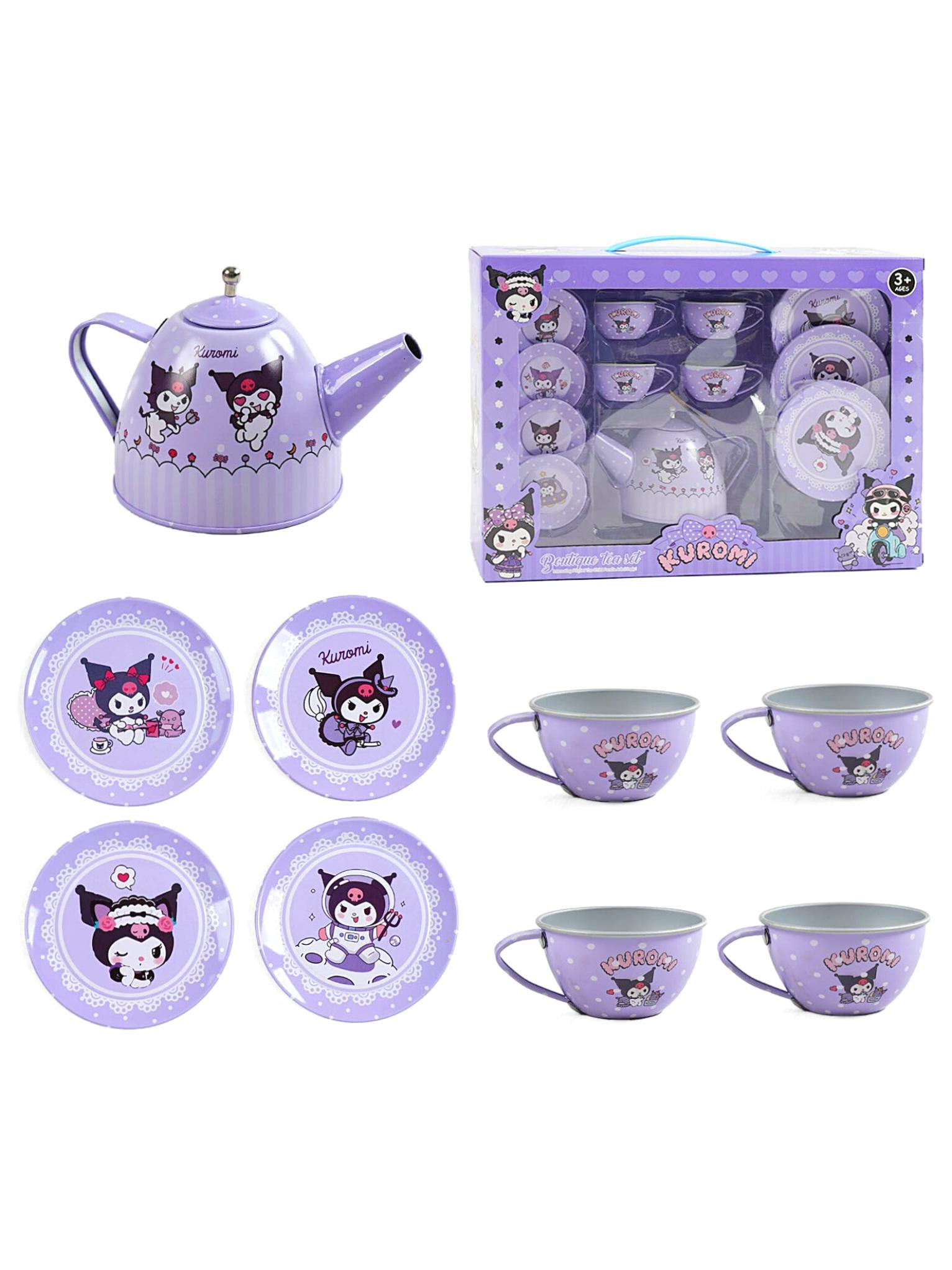 Іграшковий металевий посуд 7675-1С Куромі 14 предметів (5295) - фото 2 Іграшковий металевий посуд 7675-1С Куромі 14 предметів (5295) - фото 2