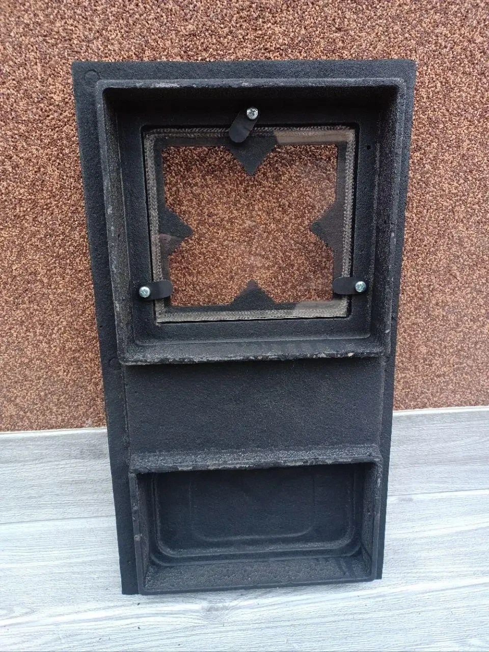 Дверцята пічні зі склом Вишиванка 270х490 мм - фото 4 Дверцята пічні зі склом Вишиванка 270х490 мм - фото 4