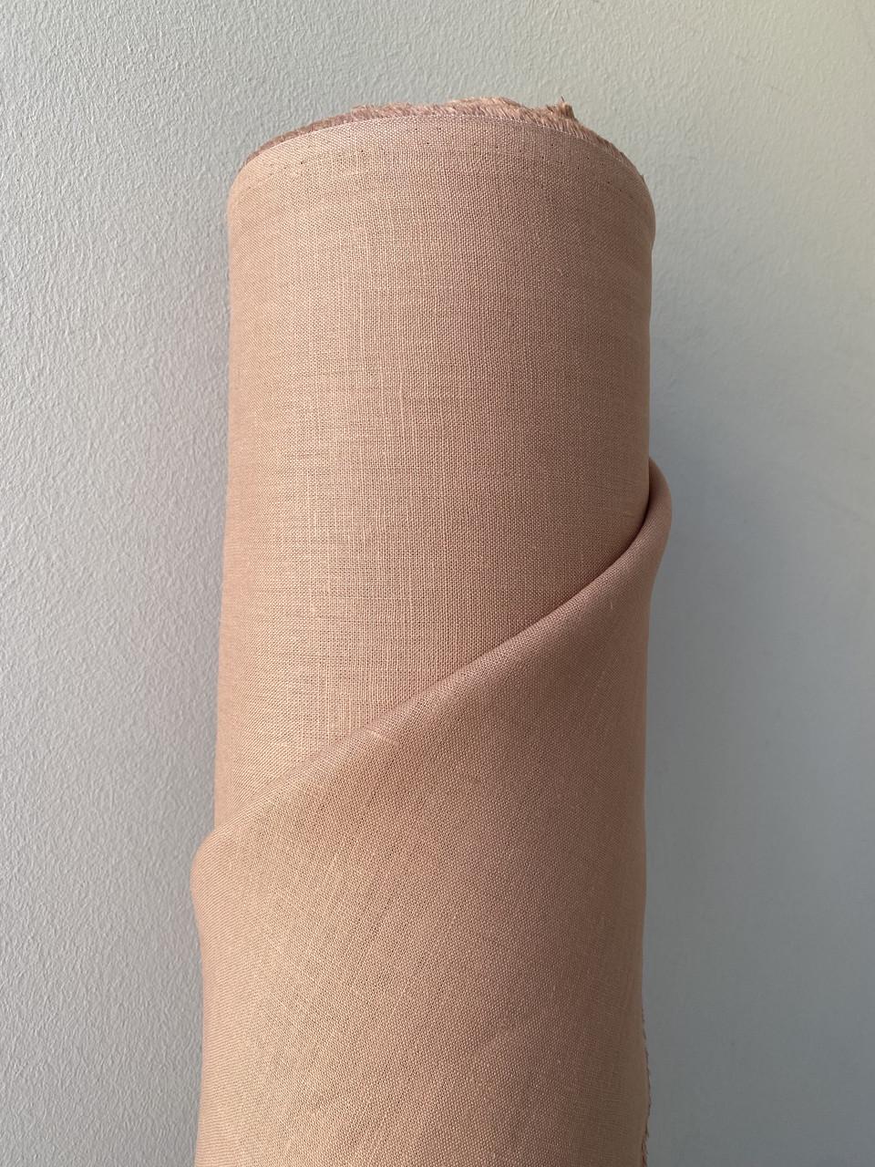 Тканина костюмна пом'якшена LINEN PLUS 100% льон 143 см 107 Персиковий - фото 2 Тканина костюмна пом'якшена LINEN PLUS 100% льон 143 см 107 Персиковий - фото 2
