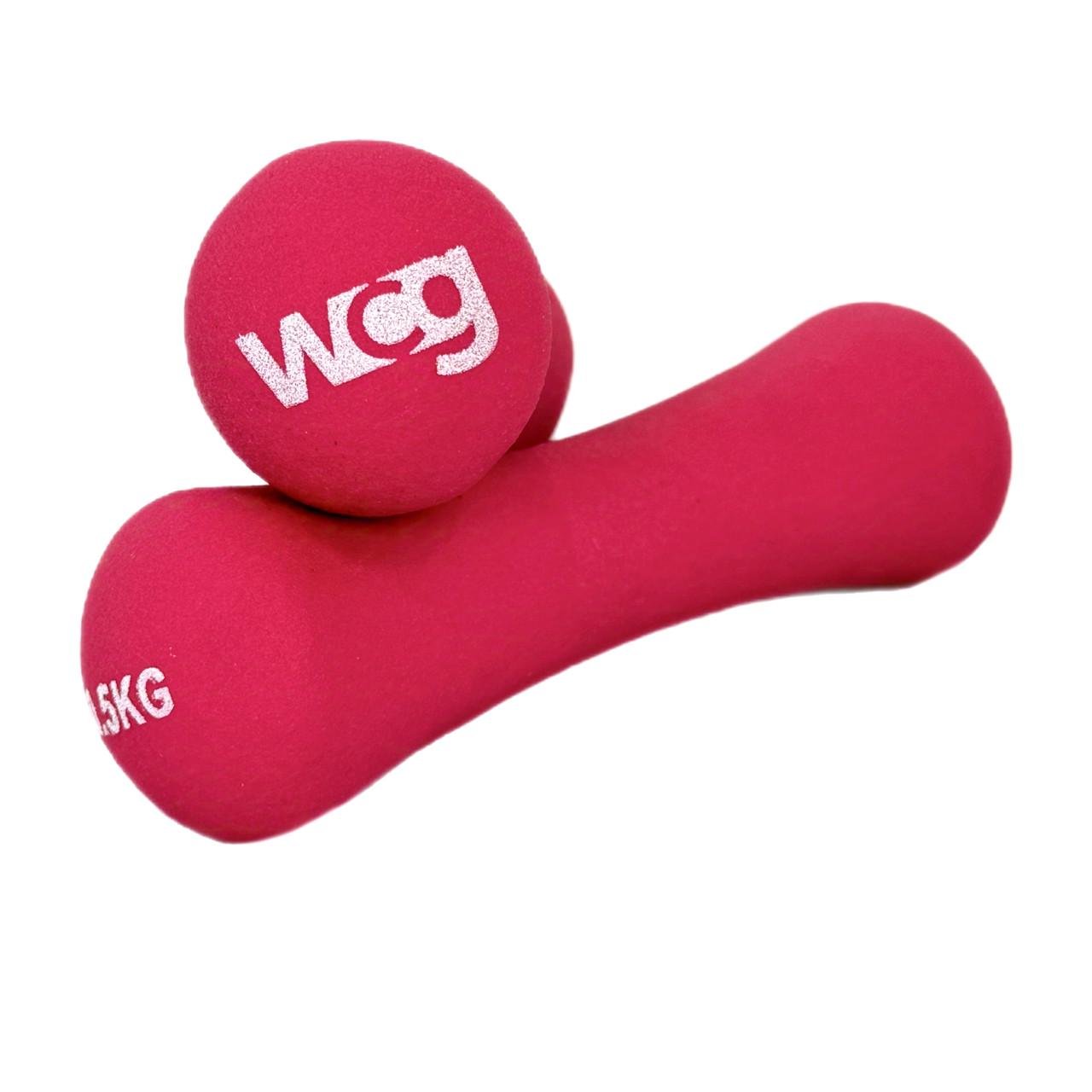 Гантели для фитнеса WCG неопреновые 0,5 кг 2 шт. (W-120-0,5x2) - фото 2