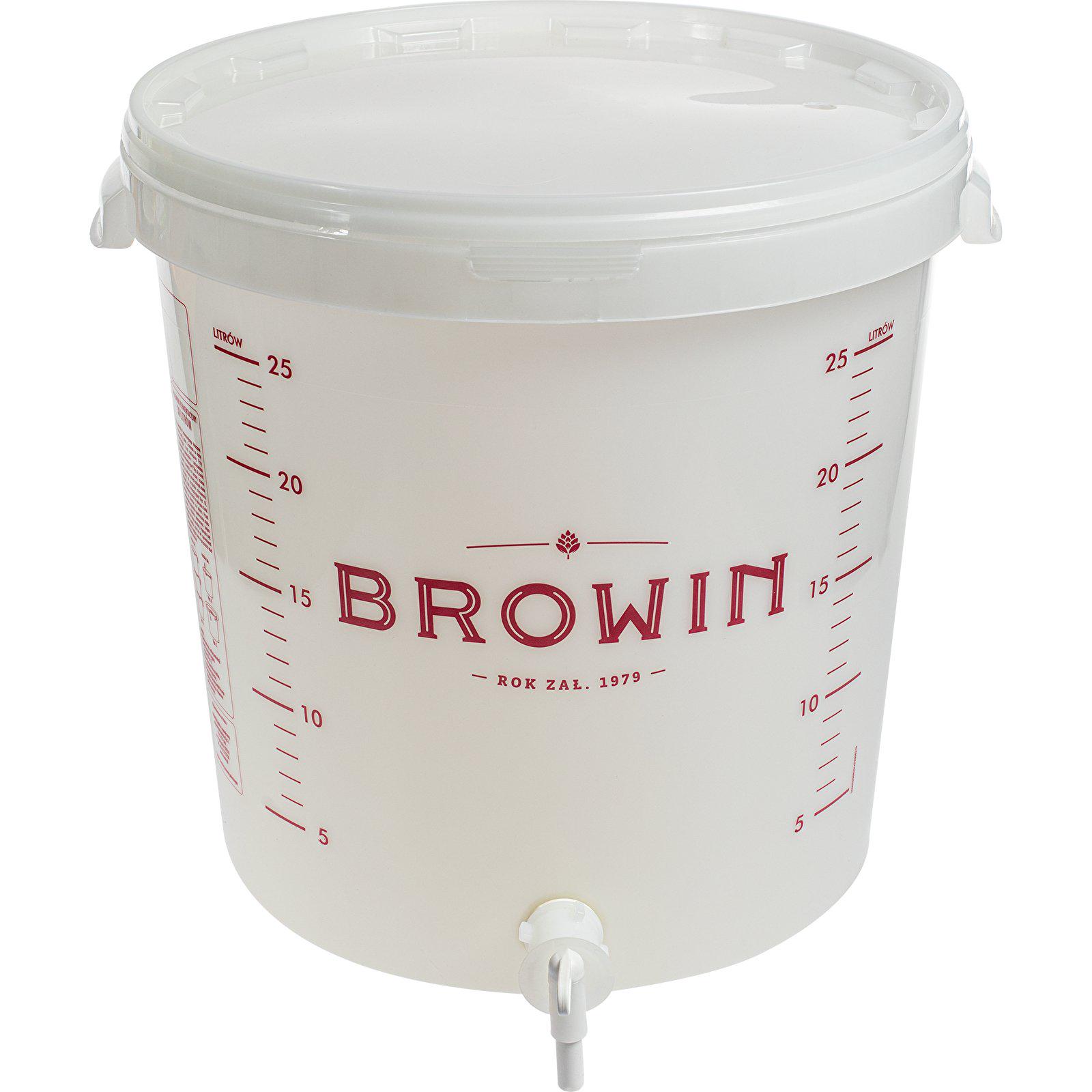 Ферментер пластиковый Browin с краном 30 л (340434)