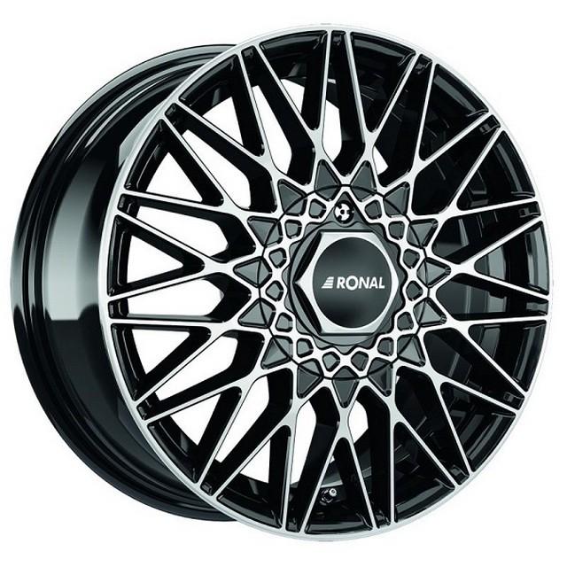 Литі диски Ronal LSX 7x16 5x112 ET50 DIA76,1 Jet black front diamond cut