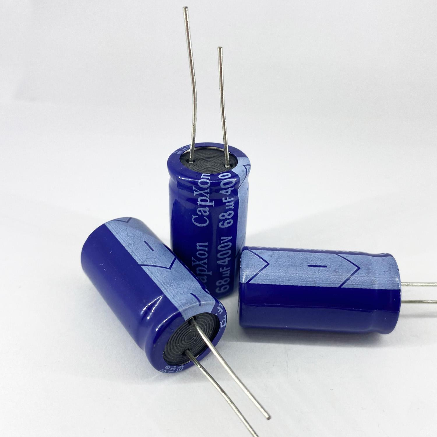 Электролитические конденсаторы CapXon 68 мкф 400V 16x31 мм 85 °C (5402)