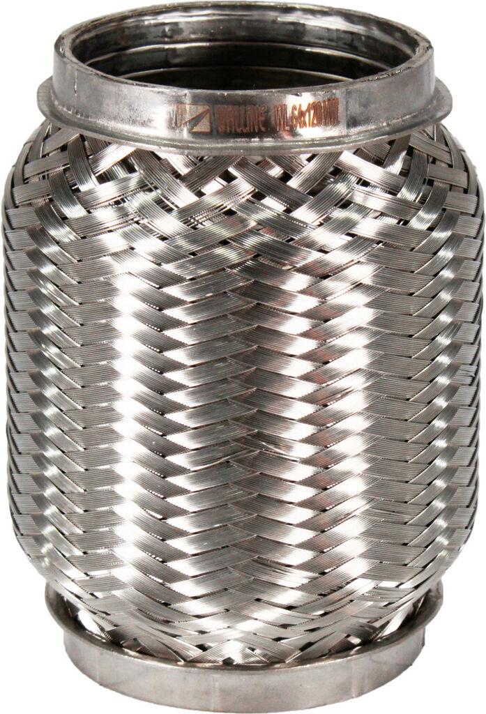 Гофра глушителя Walline 3-х шаровая Interlock короткий фланец 64х120 мм (WL 64х120 VW)