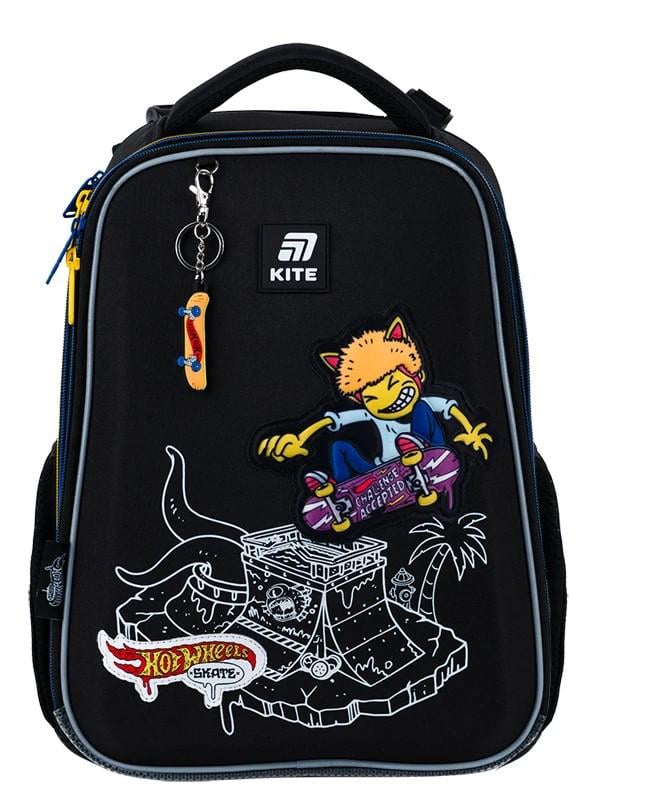 Рюкзак школьный Hot Wheels Skate каркасный (HW25-531M)
