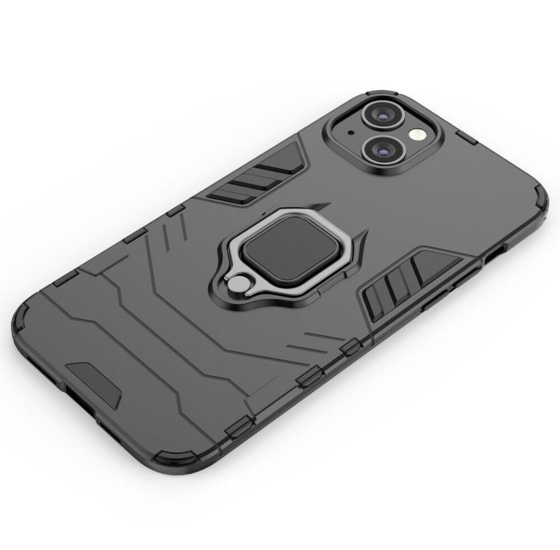 Чехол бампер Primolux Ring Armor для Apple iPhone 15 Plus - Black - фото 4