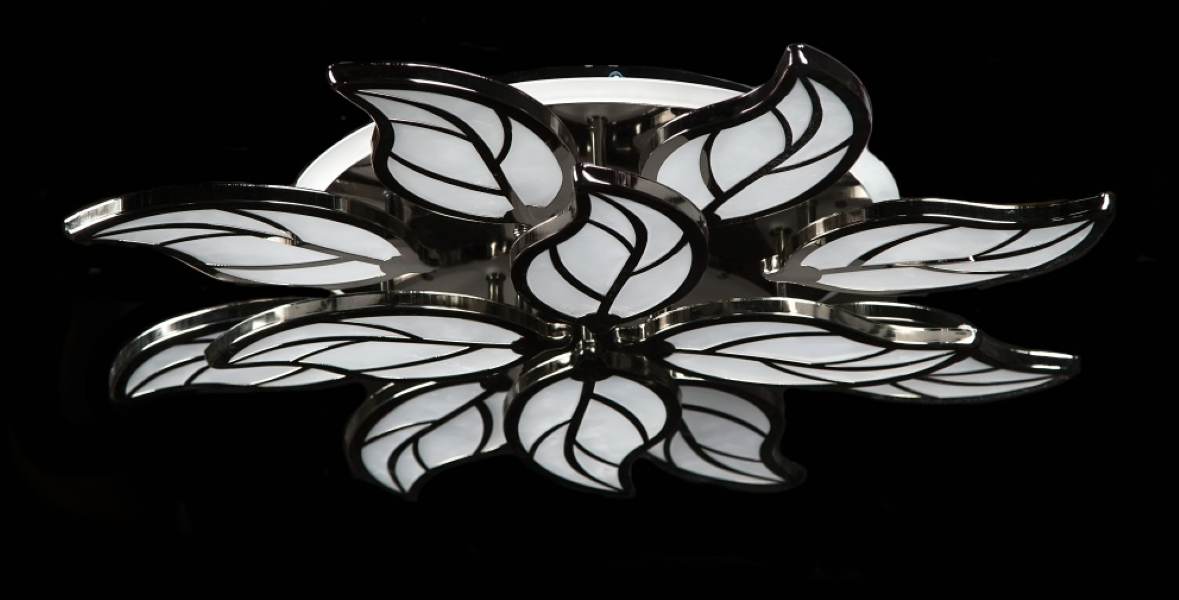 Светодиодная люстра LK26/8/4 LED ZBK Белый/Черный (AN000062)