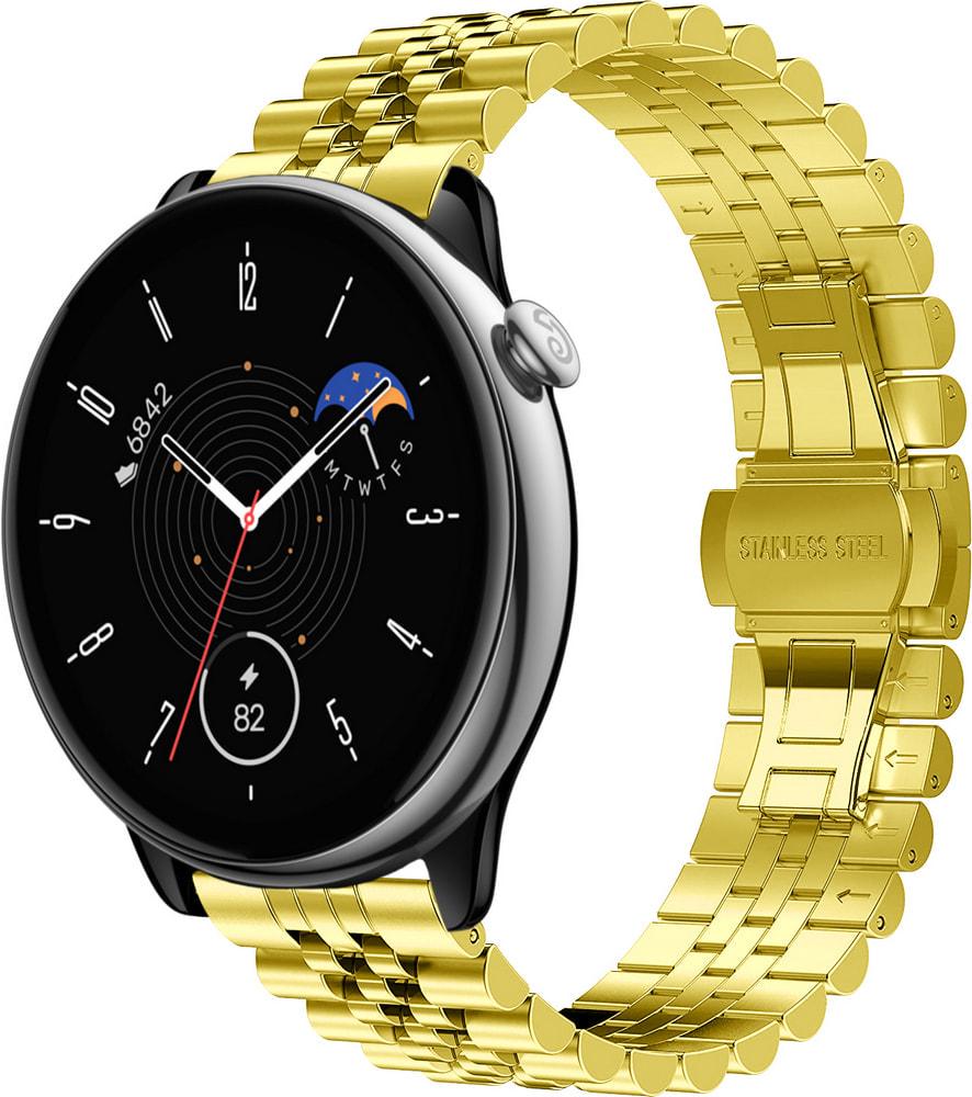 Браслет металлический Stech для Amazfit GTR Mini Gold (33502-2A)