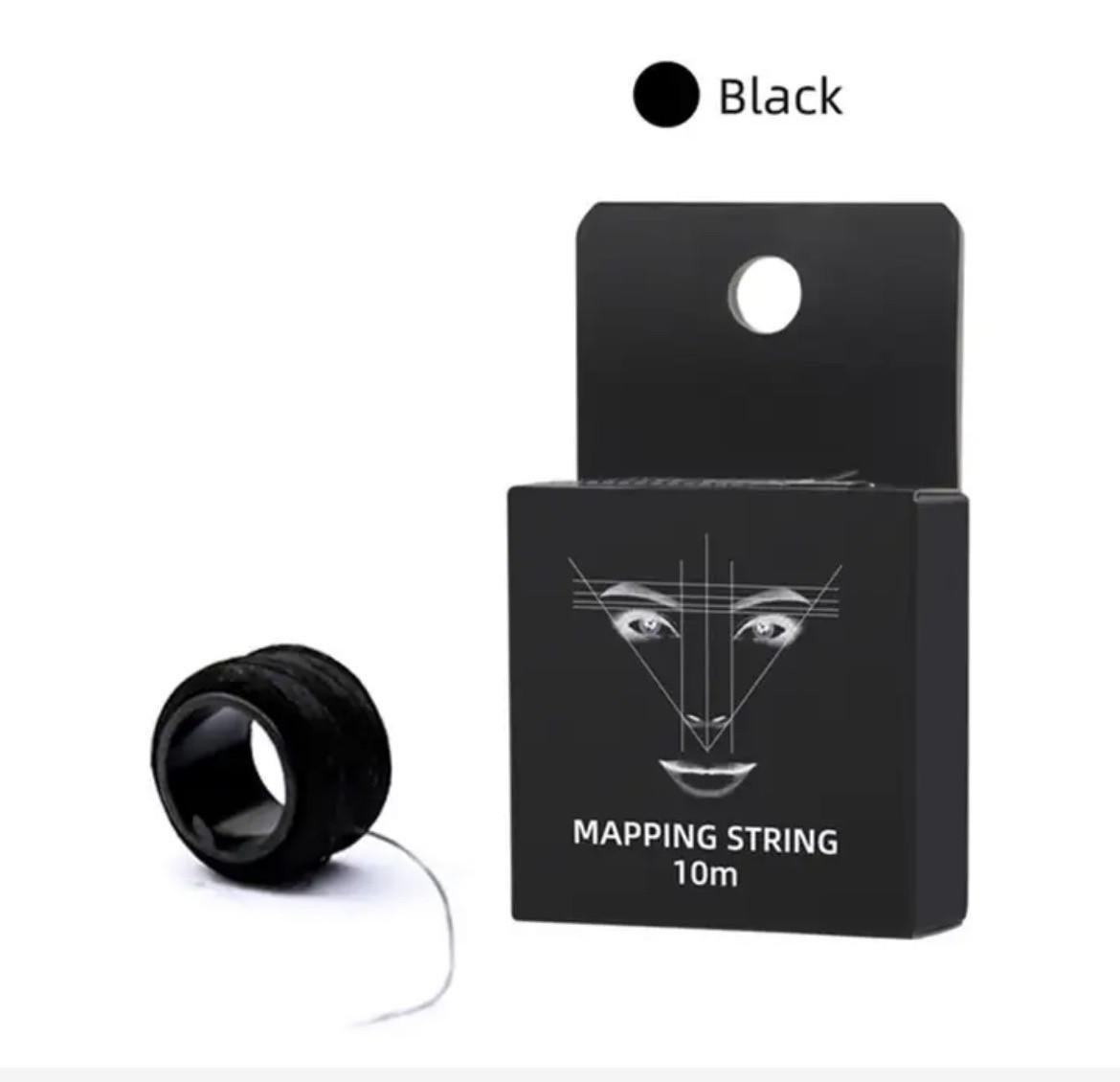 Нить для разметки бровей 10 м Черный