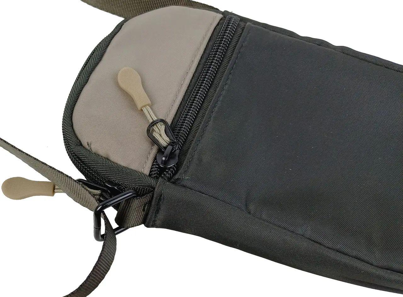 Чоловіча сумка для телефону LS з ремінцем на шию Хакі (4061461327255) - фото 5 Чоловіча сумка для телефону LS з ремінцем на шию Хакі (4061461327255) - фото 5