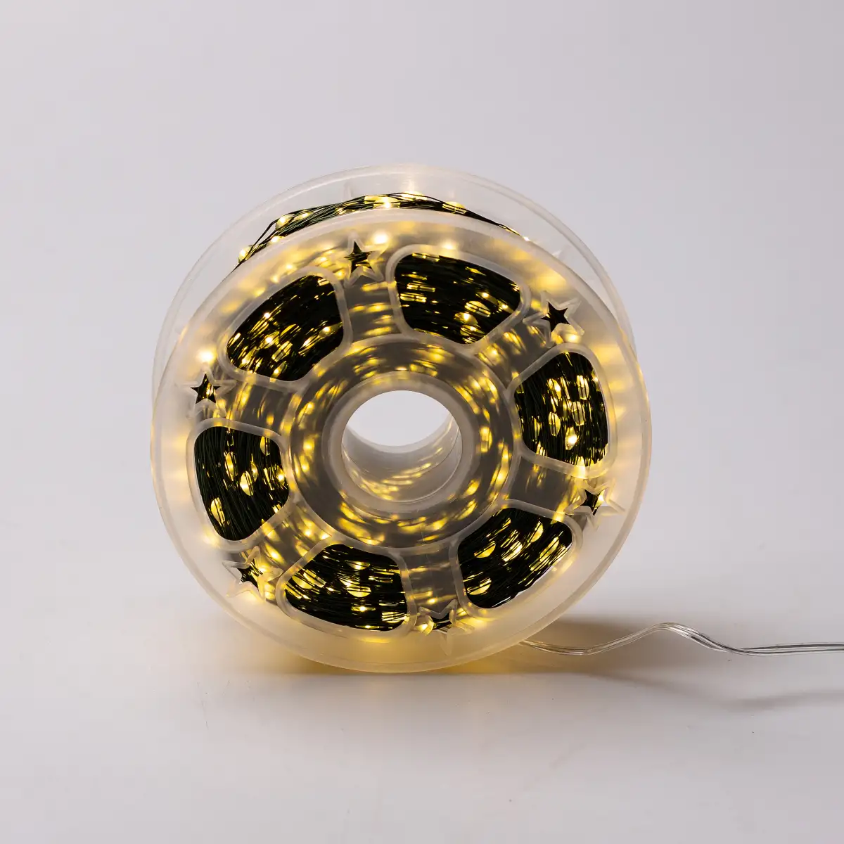 Гирлянда нить GarlandoPro 2000L200MGY Роса 2000 LED 200 м с пультом от сети Желтый (118-107-2000L200MGY) - фото 4 Гирлянда нить GarlandoPro 2000L200MGY Роса 2000 LED 200 м с пультом от сети Желтый (118-107-2000L200MGY) - фото 4