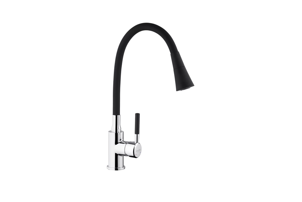 Смеситель для кухни Kroner KRM Kuche C132BLK (23088612)