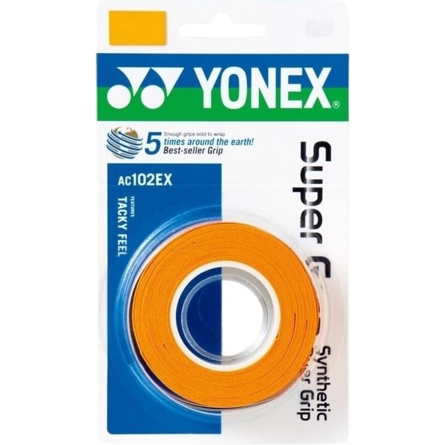 Обмотка для ракеток Yonex AC102-3 3 шт. Оранжевый (AC102EX orange)