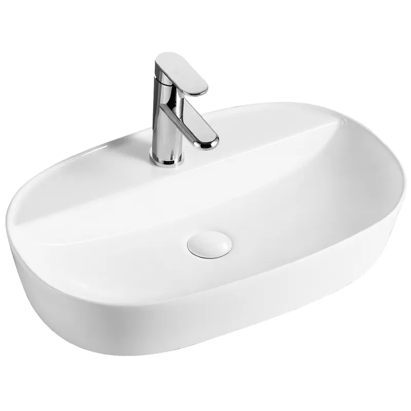 Умивальник накладний MIXXUS Premium Ellipse-0202 керамічний 610x400x120 мм (MP6483)