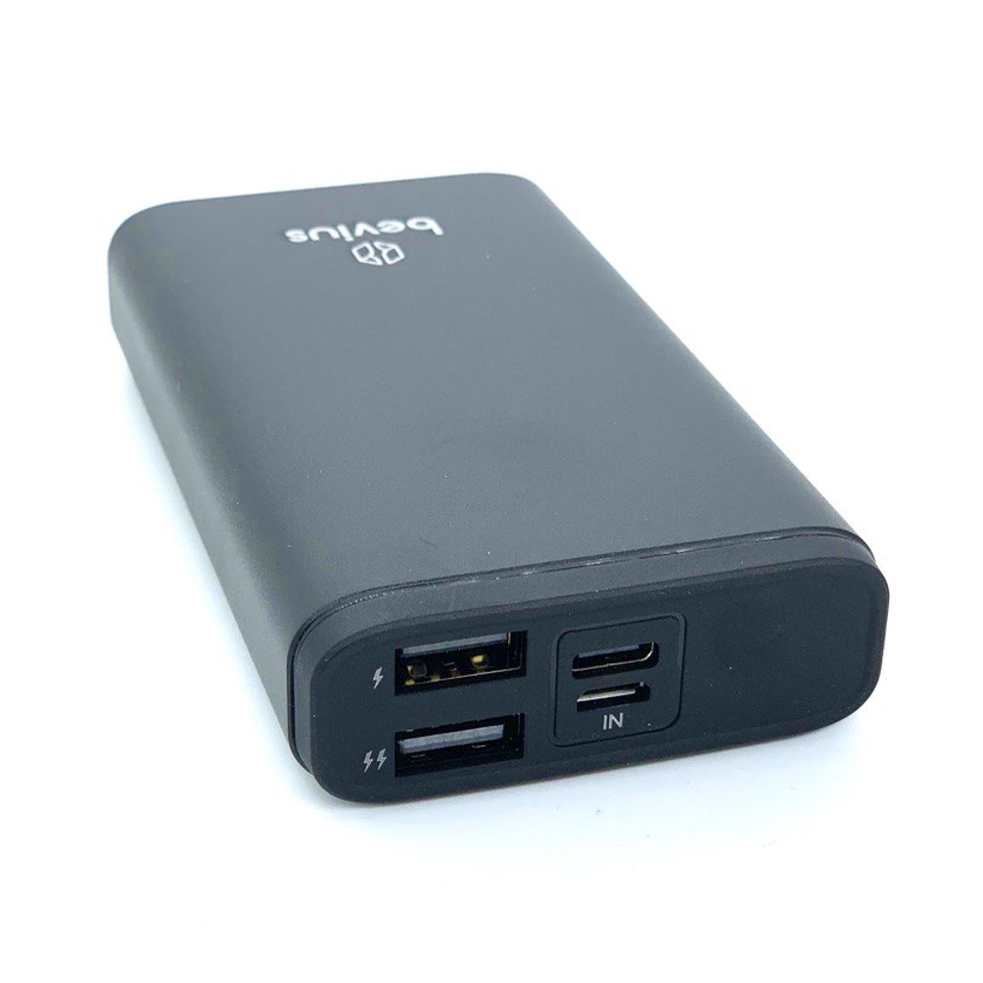 Повербанк Bevius 10000 mAh Power Bank Черный - фото 2