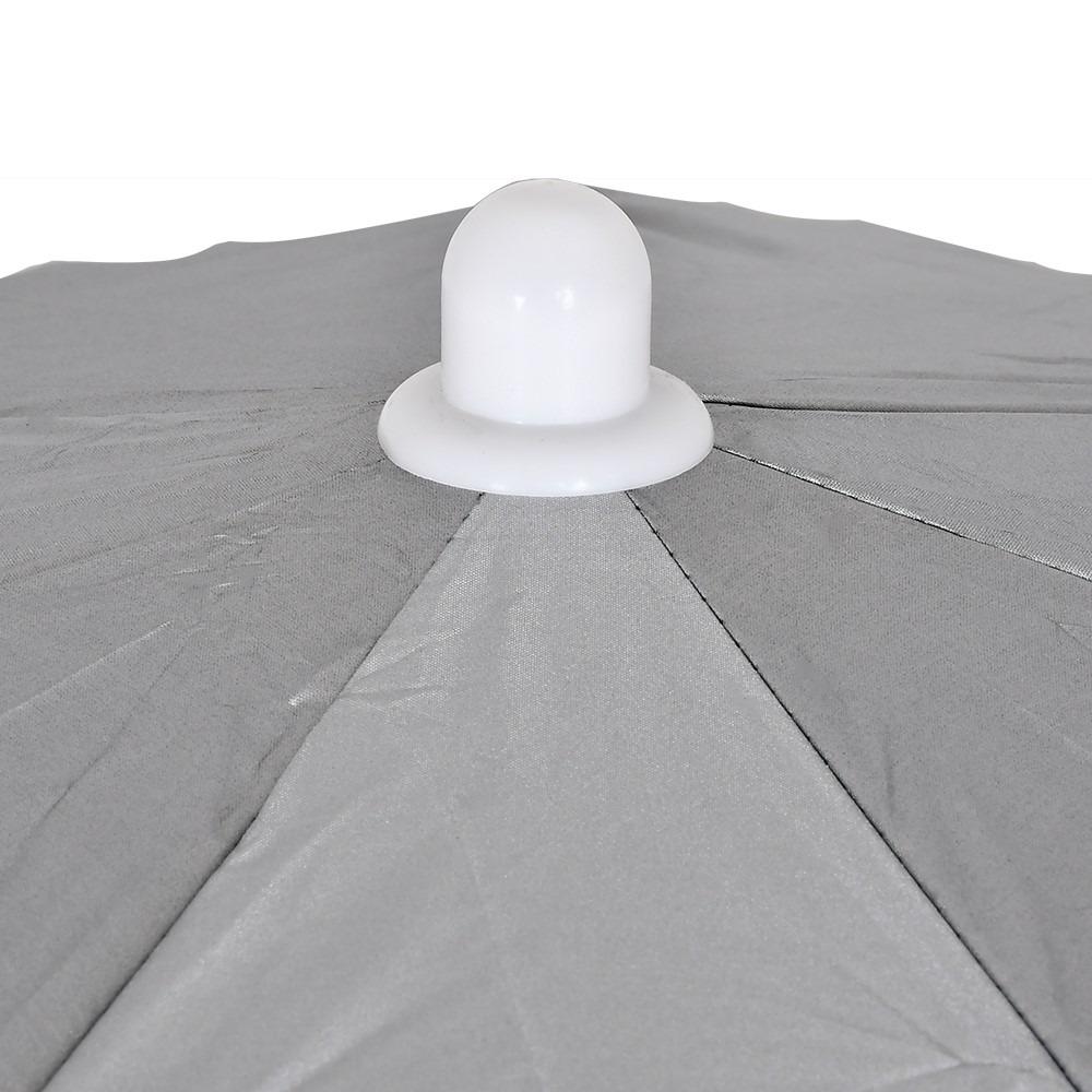 Зонтик пляжный антиветер с треножником/колочками и веревкой d2 м Серебристый (MH-2712) - фото 2 Зонтик пляжный антиветер с треножником/колочками и веревкой d2 м Серебристый (MH-2712) - фото 2