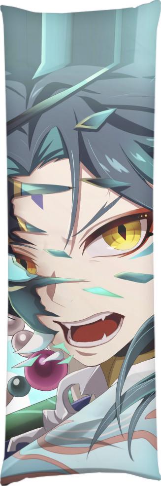 Подушка дакимакура Genshin Impact Art 4 40x100 см (13533511)