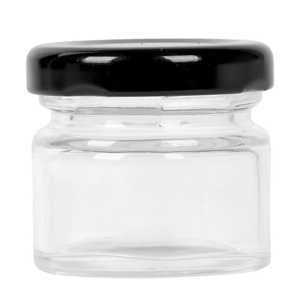 Банка для зберігання скляна Mini Jar 75 мл з металевою кришкою