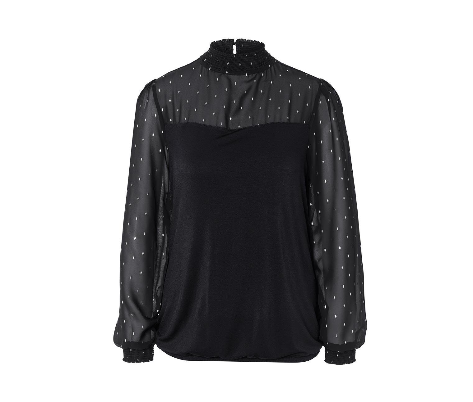 Блуза TCM Tchibo T1678545875 р. 36 Чорний (2402224026)