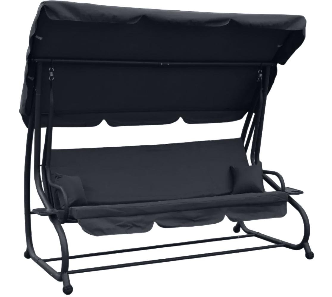 Качели садовые Bonro Garden BW-002 3 местная Серый (42400947)