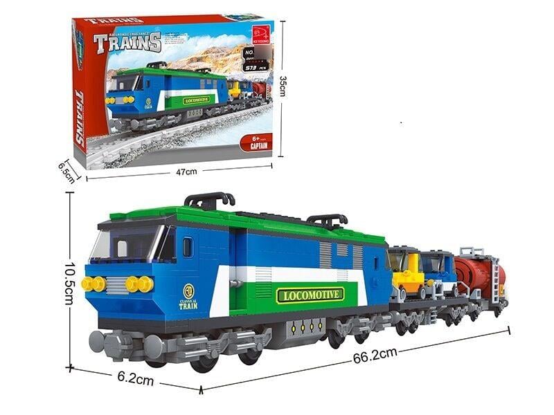 Конструктор AUSINI Грузовой поезд 573 детали (25808) - фото 2 Конструктор AUSINI Грузовой поезд 573 детали (25808) - фото 2