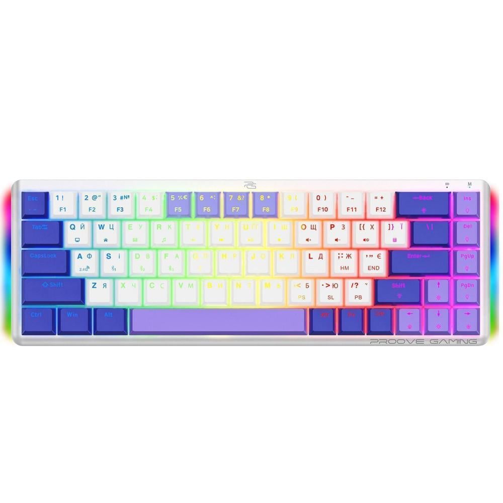 Беспроводная клавиатура Proove Gaming AFK White