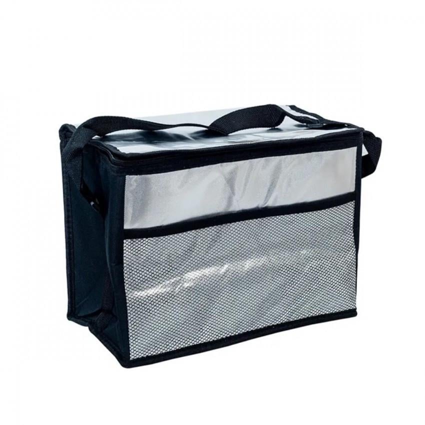 Термосумка Stenson R28798 Easy Gifts 36x25x29 см Серебристо-черный (1882876328)