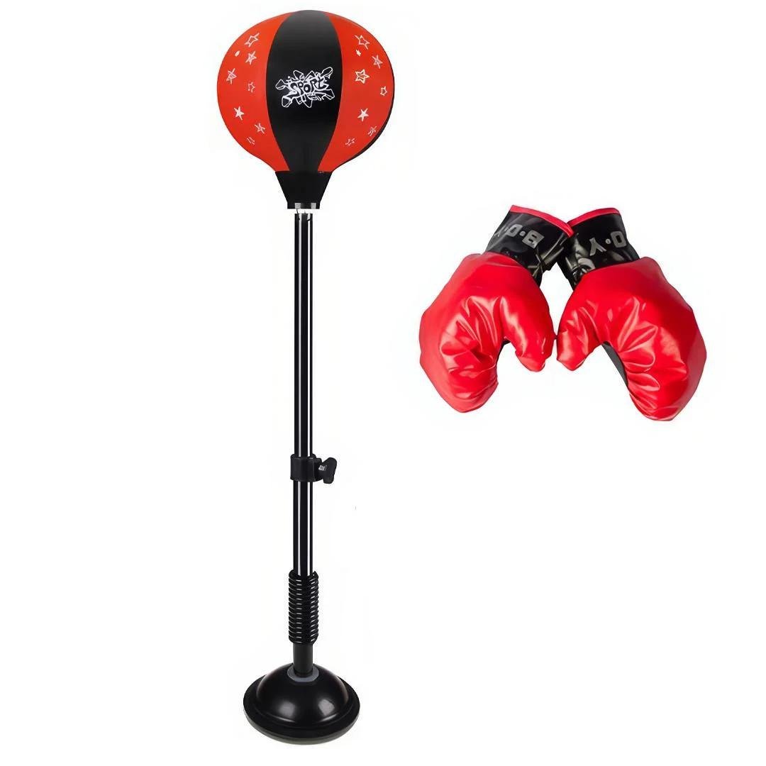 Набор боксерский с надувной грушей/стойкой и перчатками 127 см (29654323)
