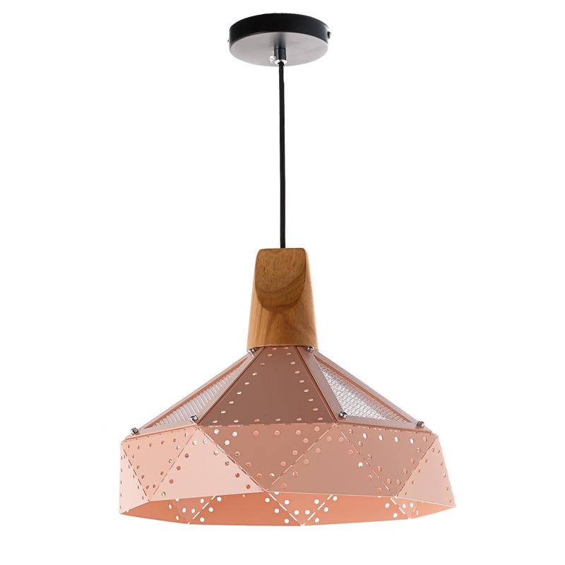 Люстра подвесная Light House ES-15412/peachy на одну лампу  Персиковый