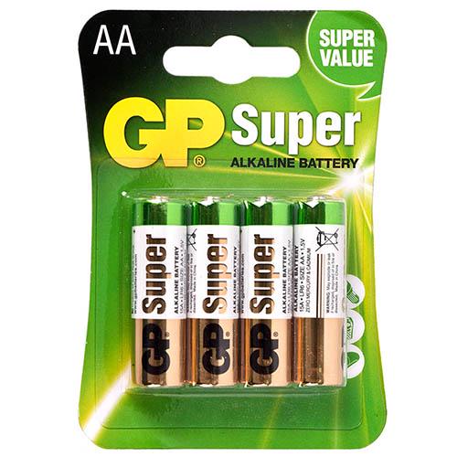 ᐉ Батарейка Gp Super Alkaline 1,5V 15A-U4 щелочная LR6 АА