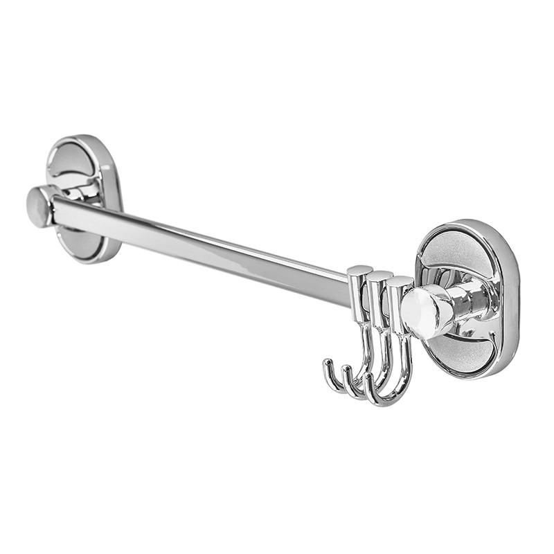 Планка-гачок Zerix AFB-0115-3 для потрійного рушника. - фото 2