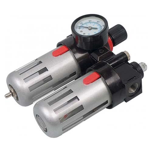 Фильтр воздушный для компрессора Miol 81-430 с регулятором давления 1/2" 10 атм