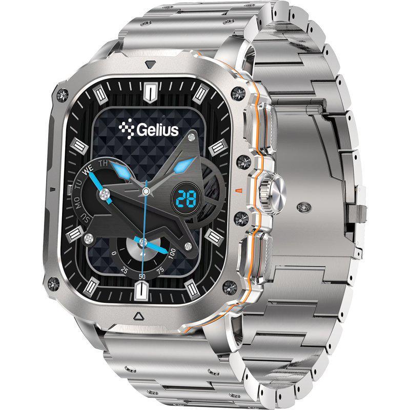 Смарт-годинник Gelius Tactical Heavy Silver Titan (GP-SW016)