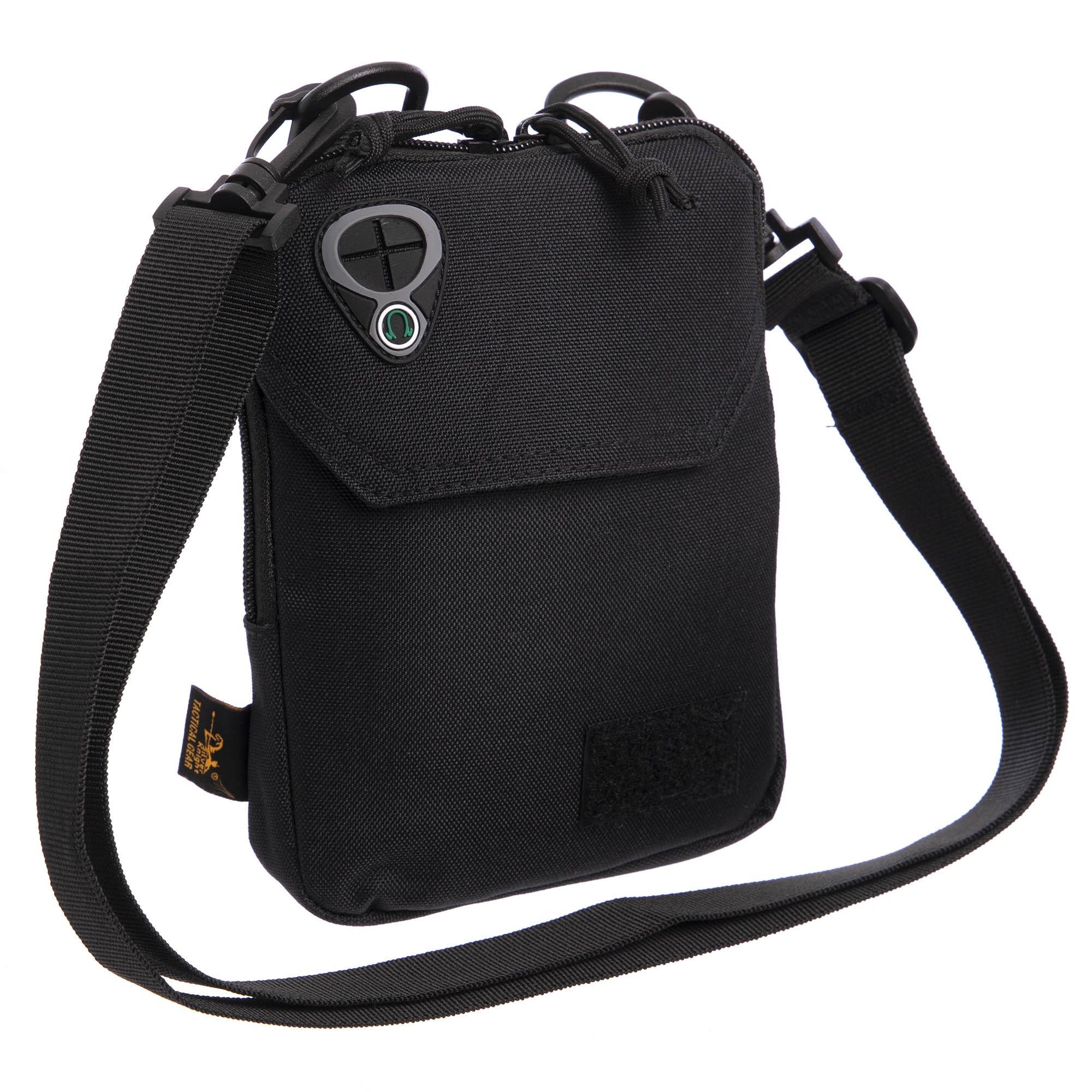 Сумка тактическая многоцелевая через плечо SILVER KNIGHT Черный (TY-1176)