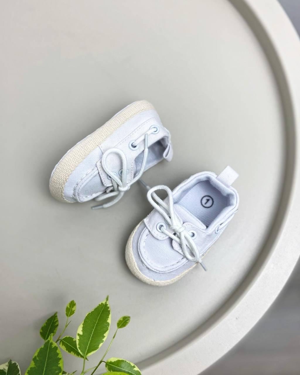 Пинетки для новорожденных р. 16 Белый (729)