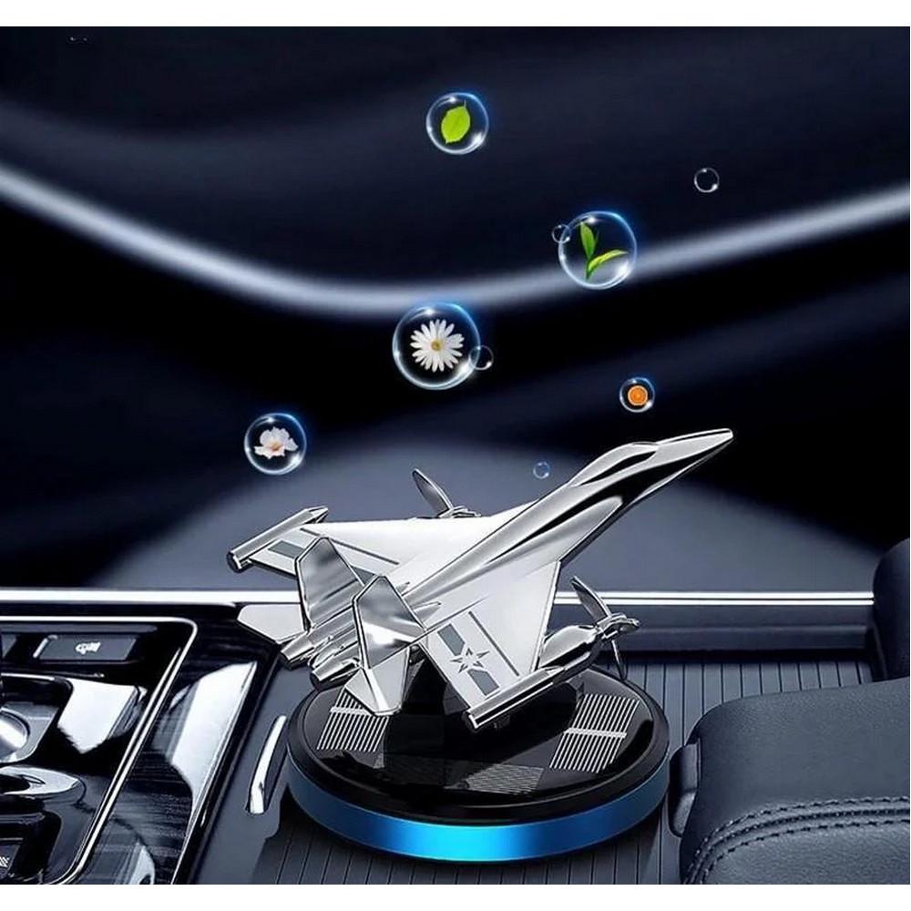 Ароматизатор автомобильный Самолет-истребитель на солнечной батарее Blue (4712-Leader) - фото 4 Ароматизатор автомобильный Самолет-истребитель на солнечной батарее Blue (4712-Leader) - фото 4