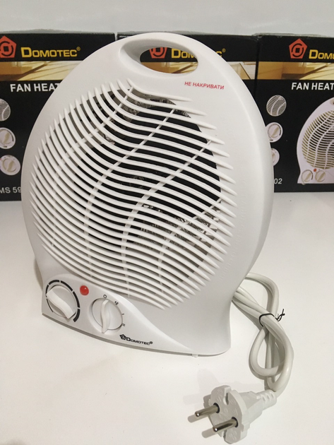 Тепловентилятор Domotec MS-5902 2000 Вт 3 режими (ML-05147) - фото 2 Тепловентилятор Domotec MS-5902 2000 Вт 3 режими (ML-05147) - фото 2
