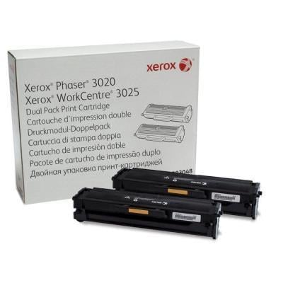 Комплект картриджей Xerox Phaser 3020/WC3025 Dual pack 2 шт. (106R03048)