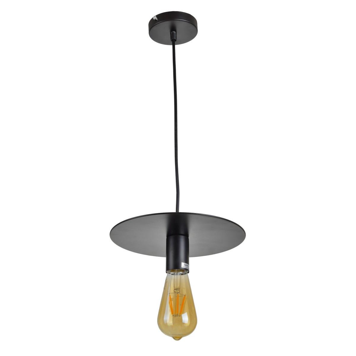 Люстра стельова лофт Brille BL-860S/1 E27 BK підвісна